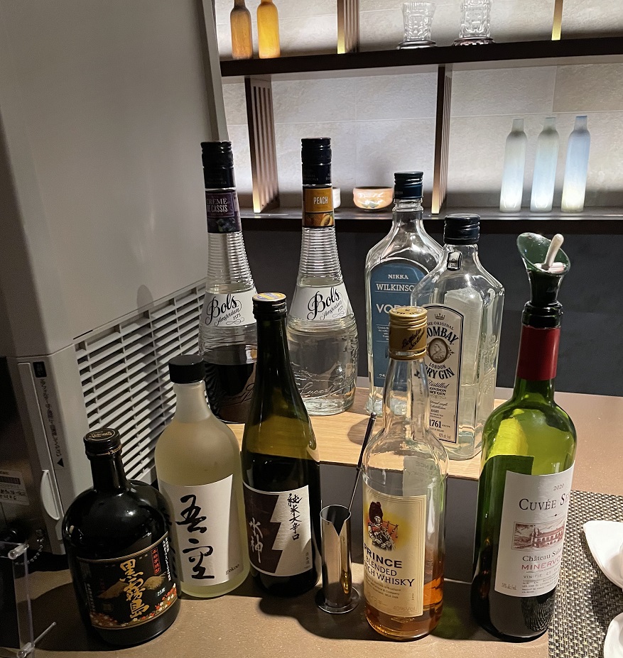 カクテルと日本酒