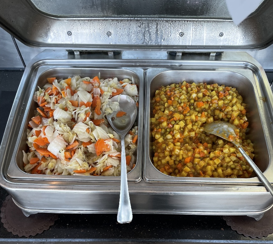 カレービーンズ・温野菜