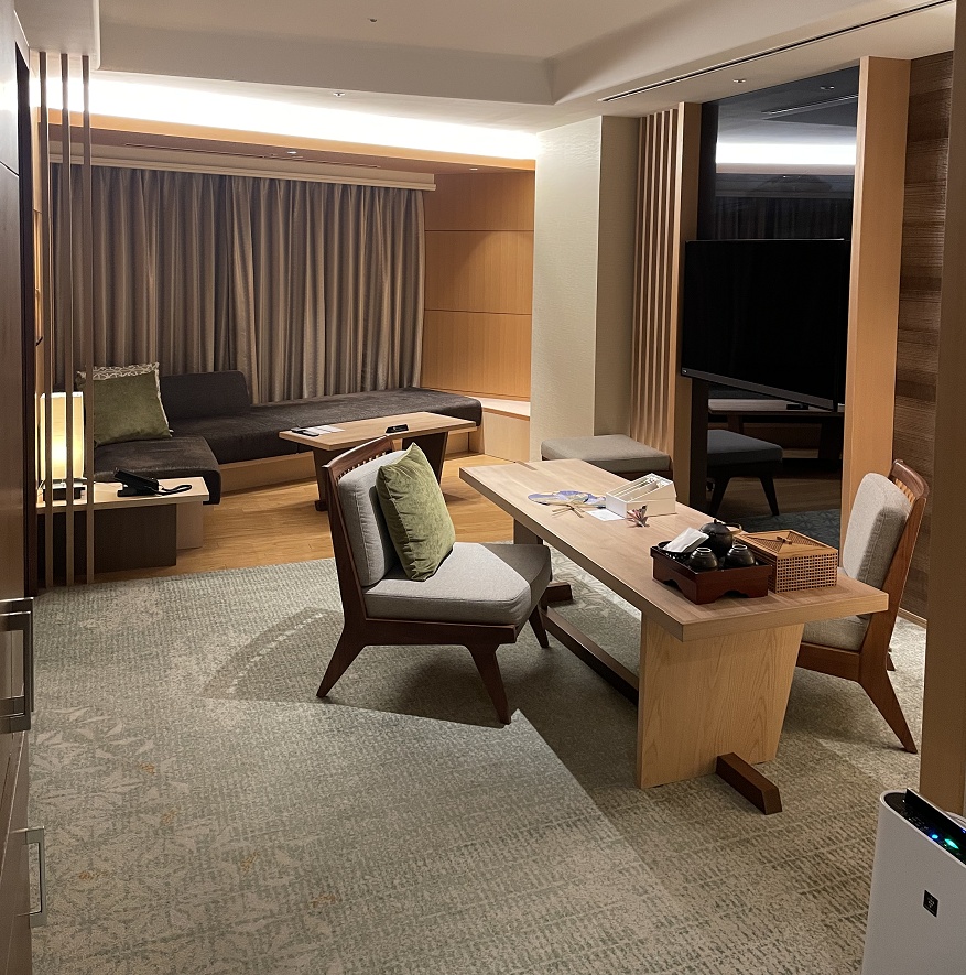 エグゼクティブスイートのリビング