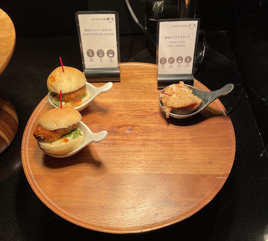 煮込みハンバーグサンド・海老カツライスサンド