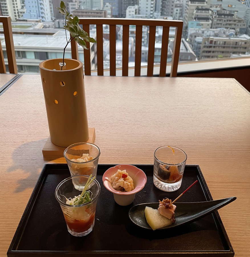 鱧とオードブル