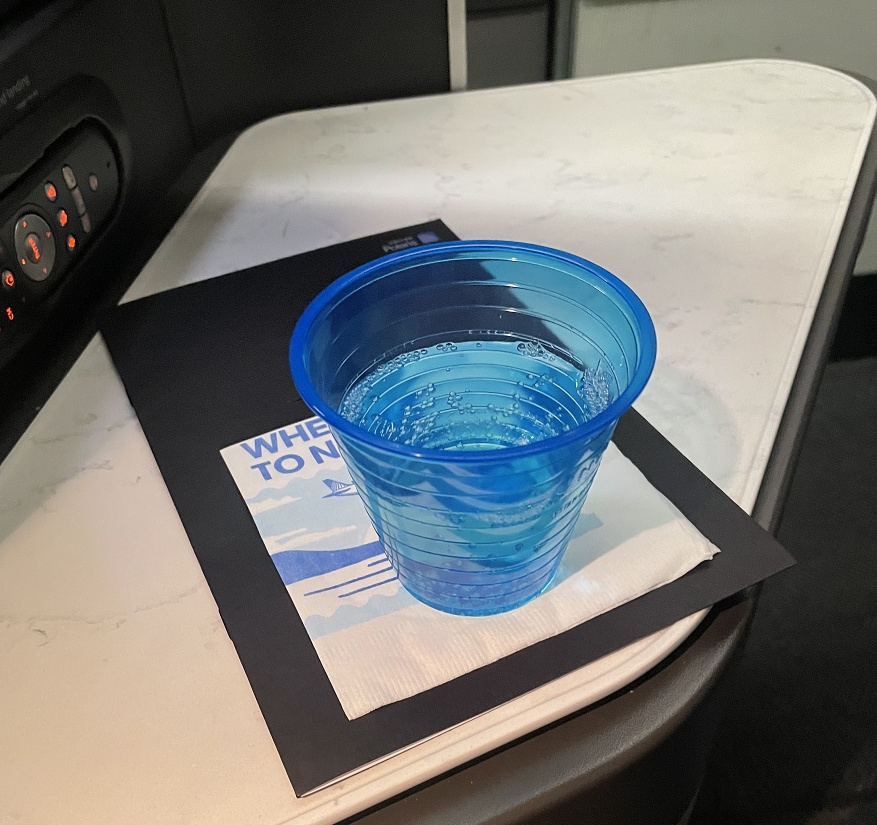 ウエルカムドリンクのシャンパン