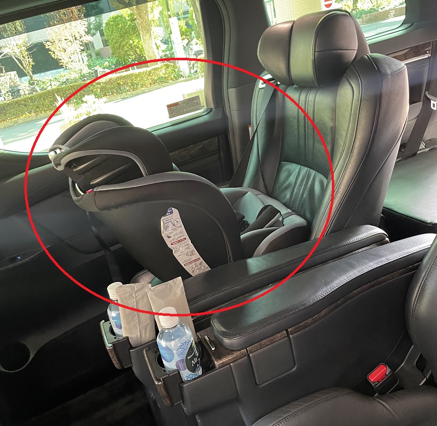 アルファードにチャイルドシート