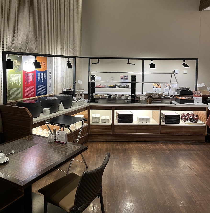 朝食ビュッフェ/ブッフェカウンター