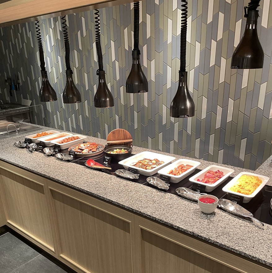 朝食ビュッフェ/ブッフェカウンター