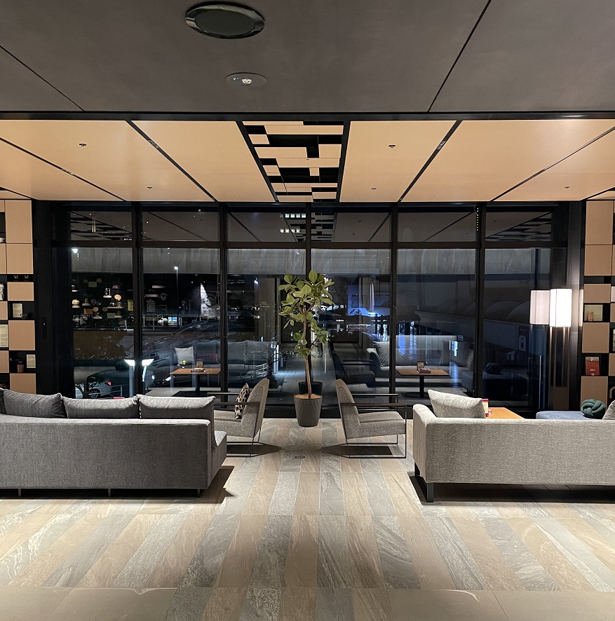 ダブルツリーbyヒルトン東京有明の休憩スペース