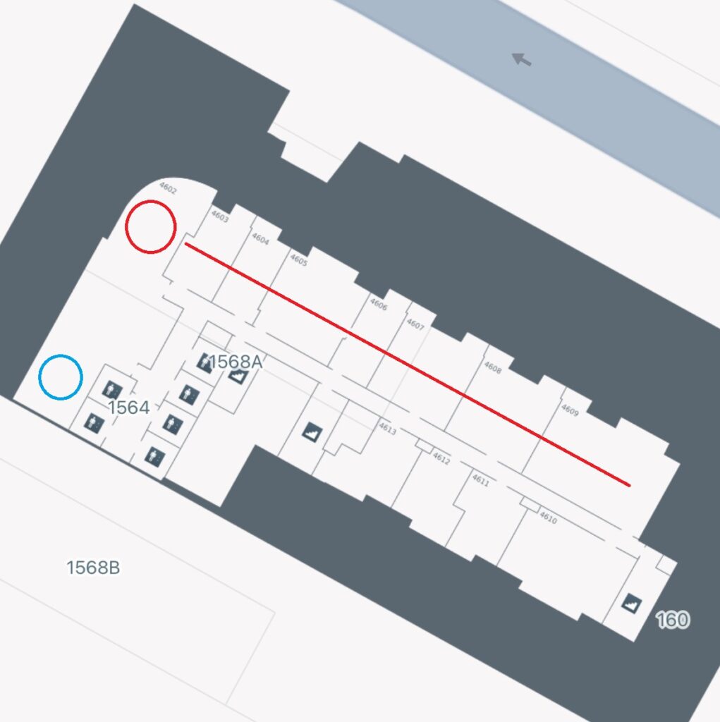 テンポbyヒルトンタイムズスクエアの館内図