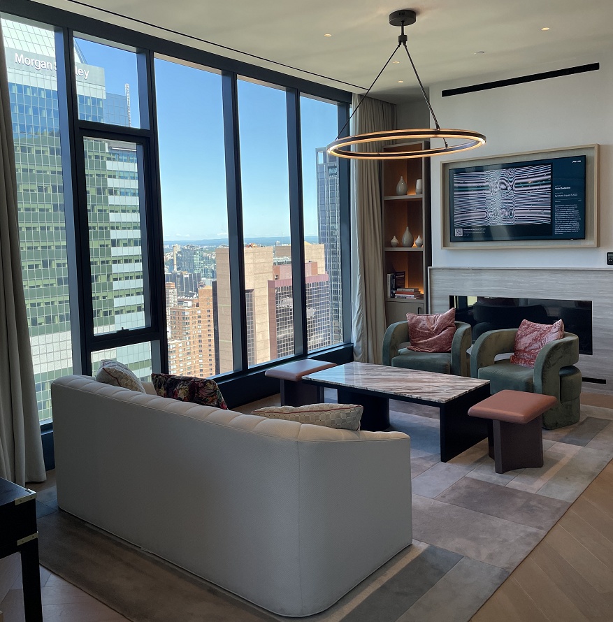 スイートのソファ席