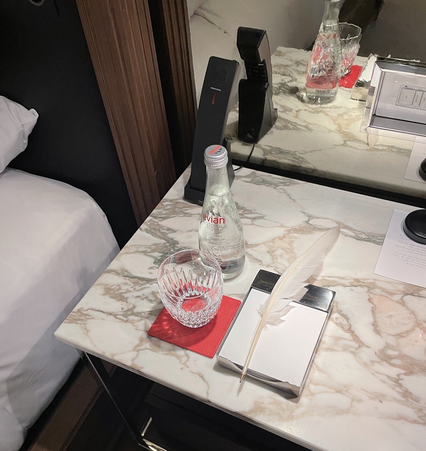 エビアンのミネラルウォーター