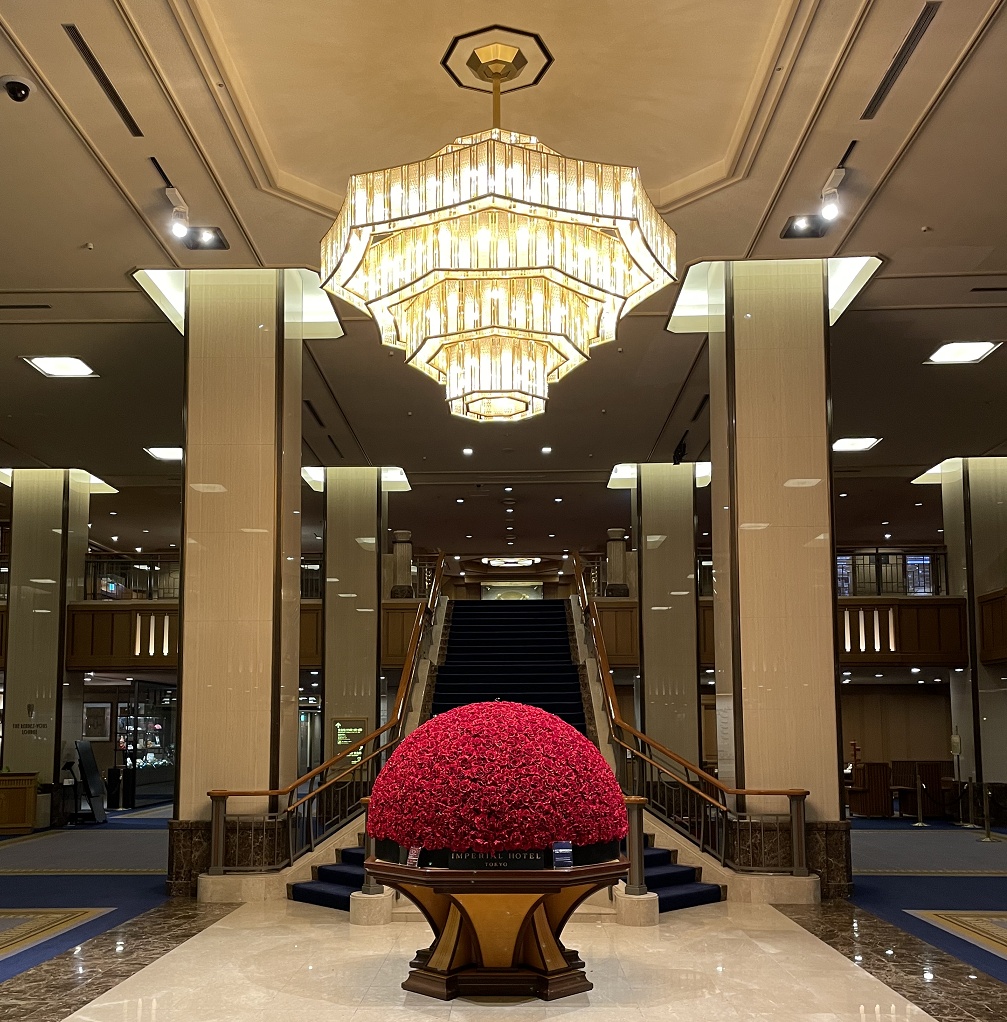 帝国ホテル東京の薔薇