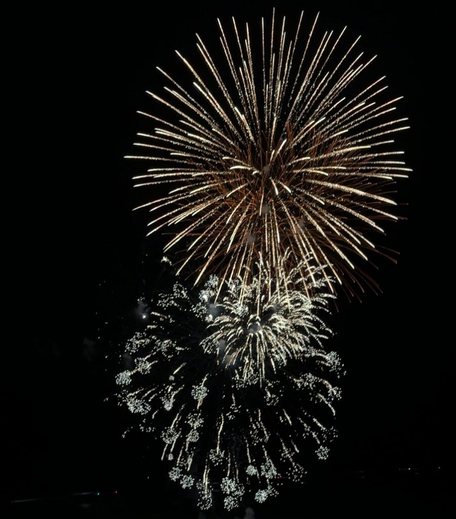 開業記念で花火2