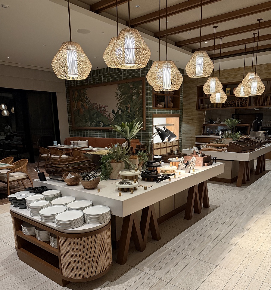 朝食ビュッフェ/ブッフェカウンター